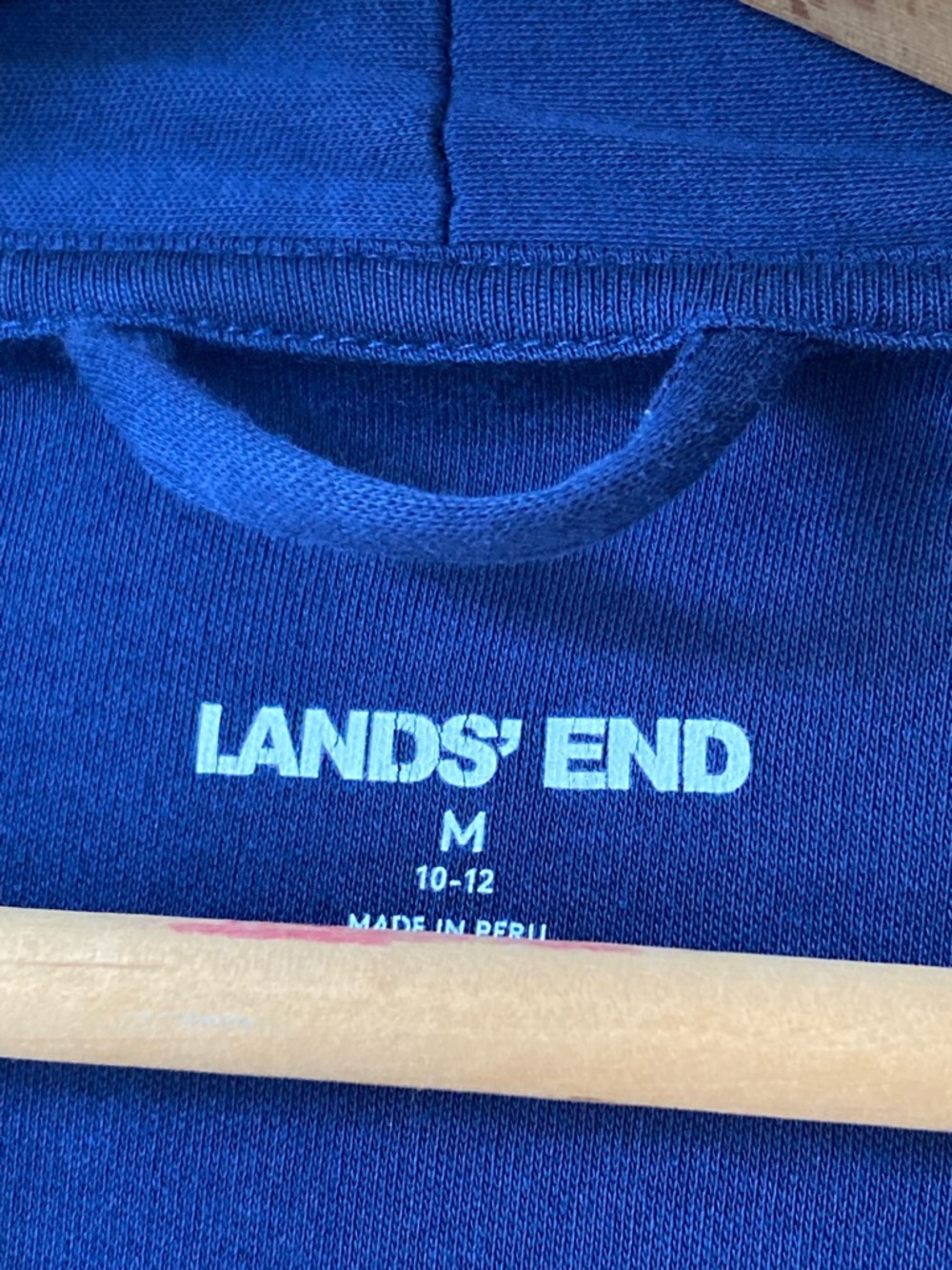 Lands' End Women's Supima Cotton Long Robe sz M - Picture 5 of 8